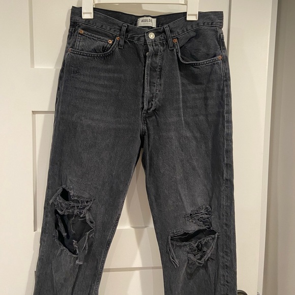 Agoldie 90's Mid Rise Loose in Smokestack - Picture 7 of 10